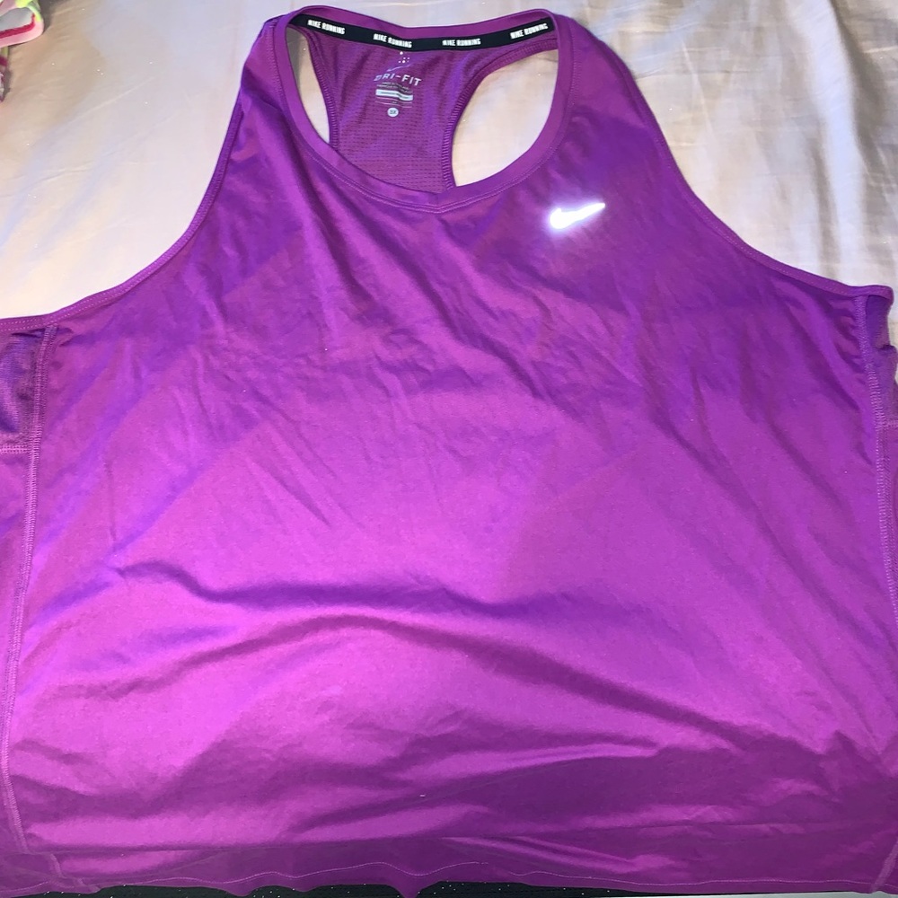Nike plus size razor back tank